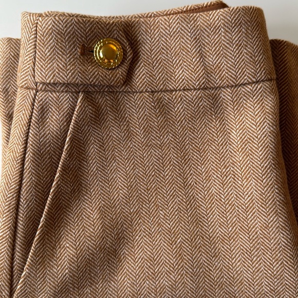 J. Crew Tan Herringbone Skirt - Picture 4 of 5